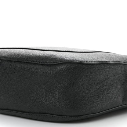 Burberry Grainy Calfskin Small Elmstone Hobo Black 9 of 12