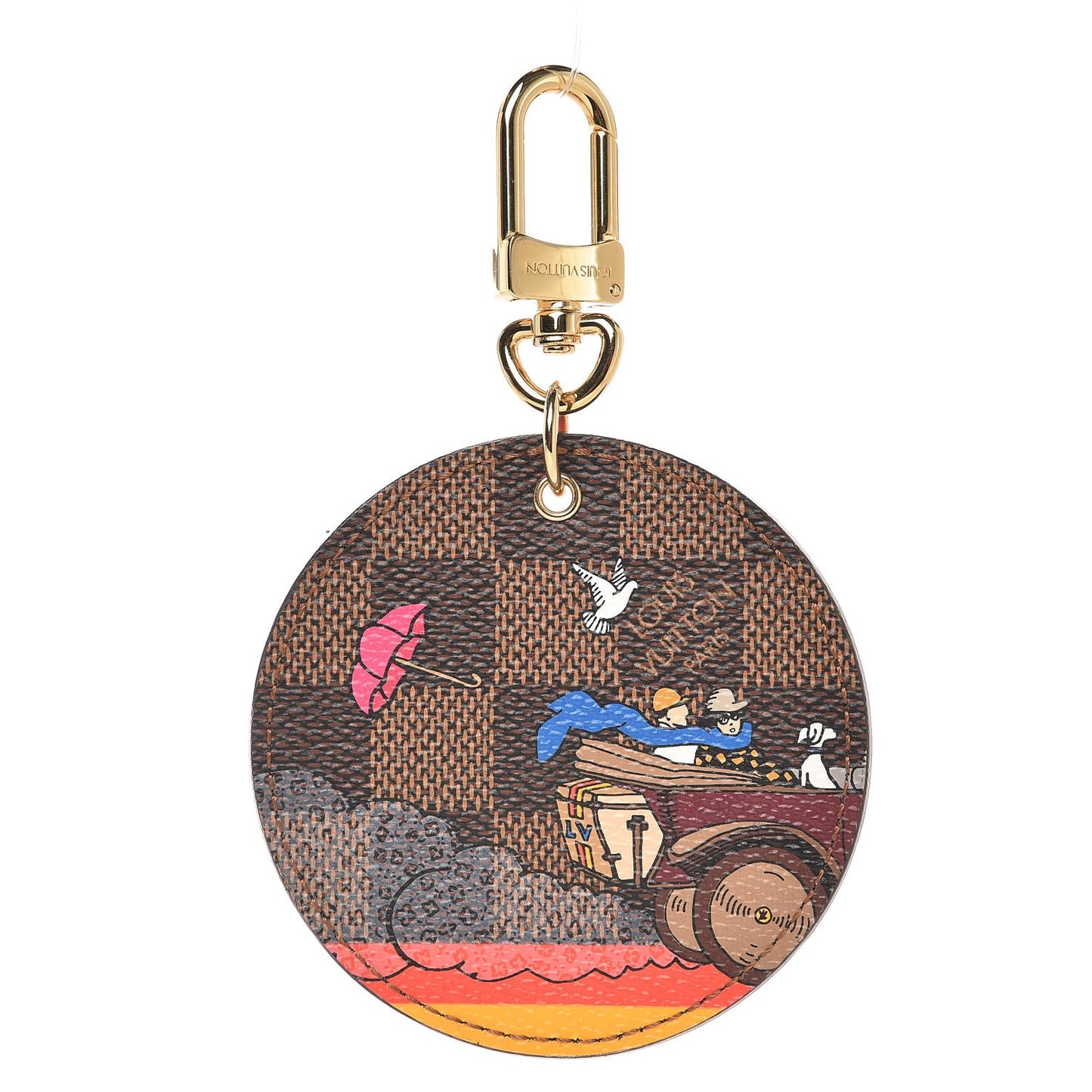 Monogram 2015 Christmas Animation Bag Charm Key Ring