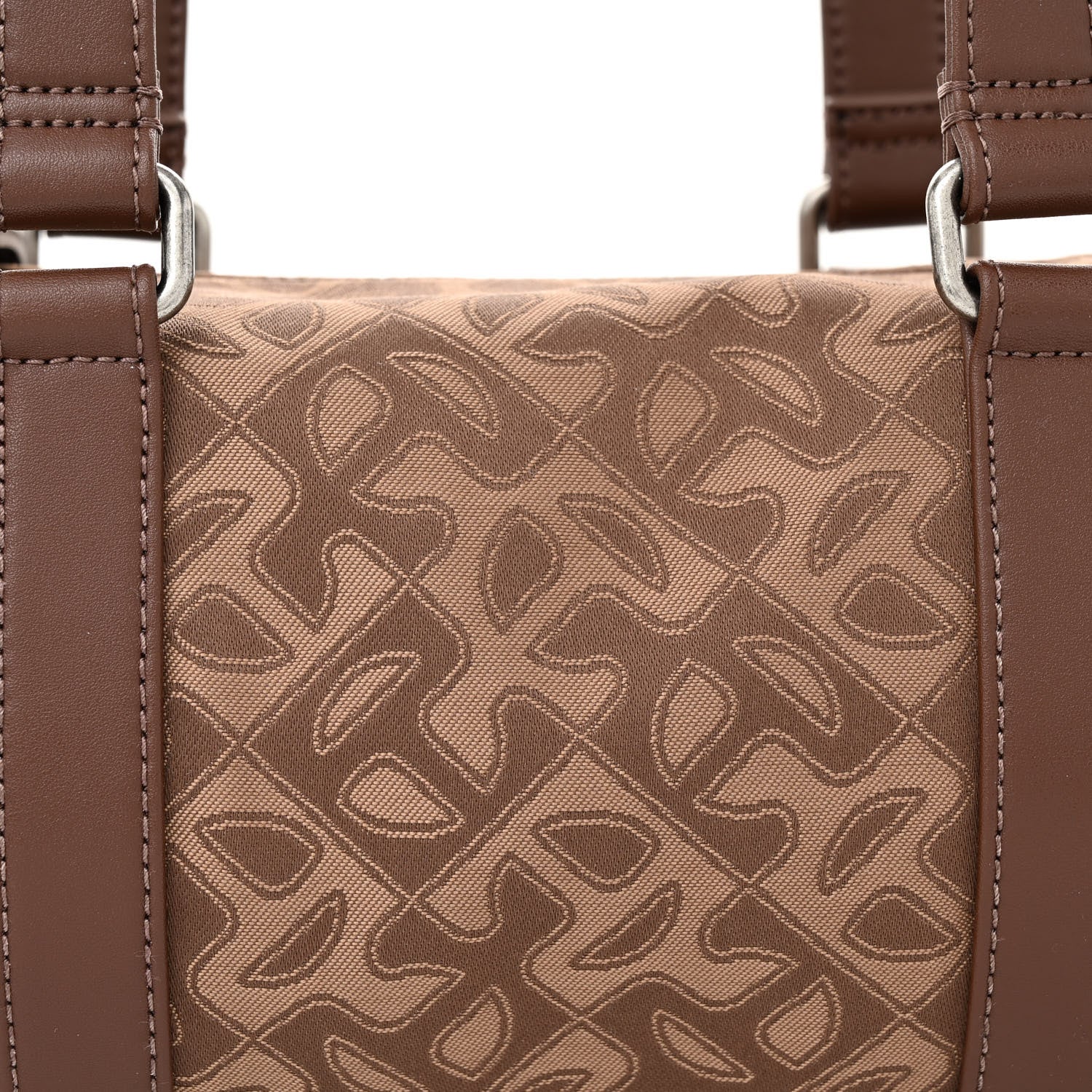 Telfar Jacquard Medium Duffle Chocolate 7 of 9