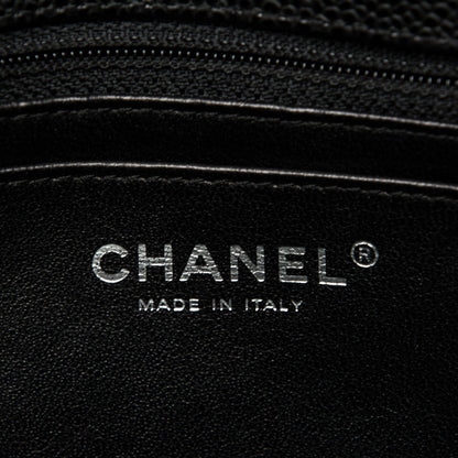 Chanel Caviar Quilted Jumbo Single Flap Black 6 of 8