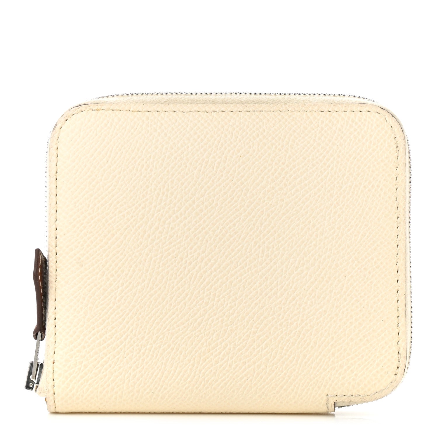 Hermes Epsom Silk'in Compact Wallet Nata 1 of 8