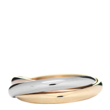 Cartier 18K Pink Yellow White Gold Small Trinity Ring 51 5.75 3 of 4