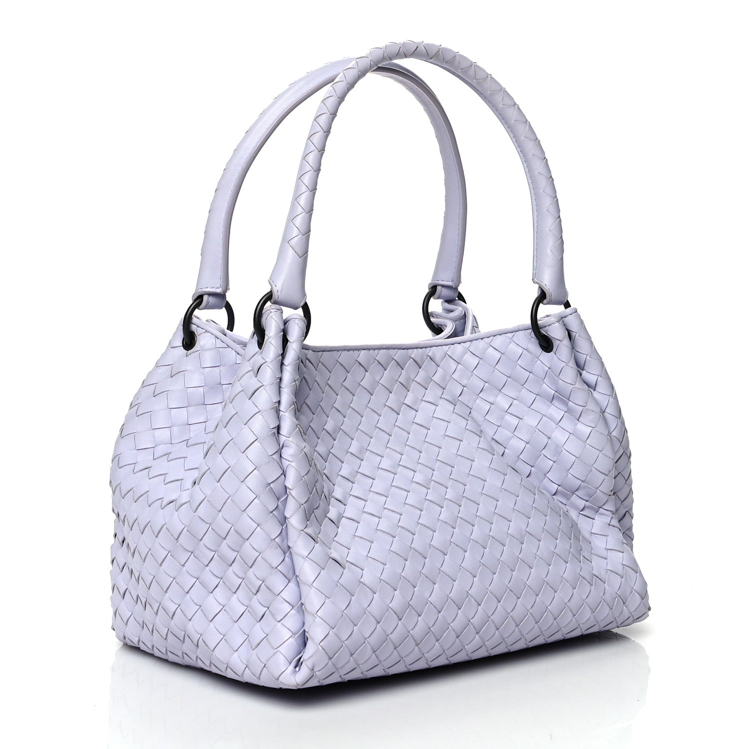Bottega Veneta Nappa Intrecciato Parachute Bag Oyster Lilac 2 of 10