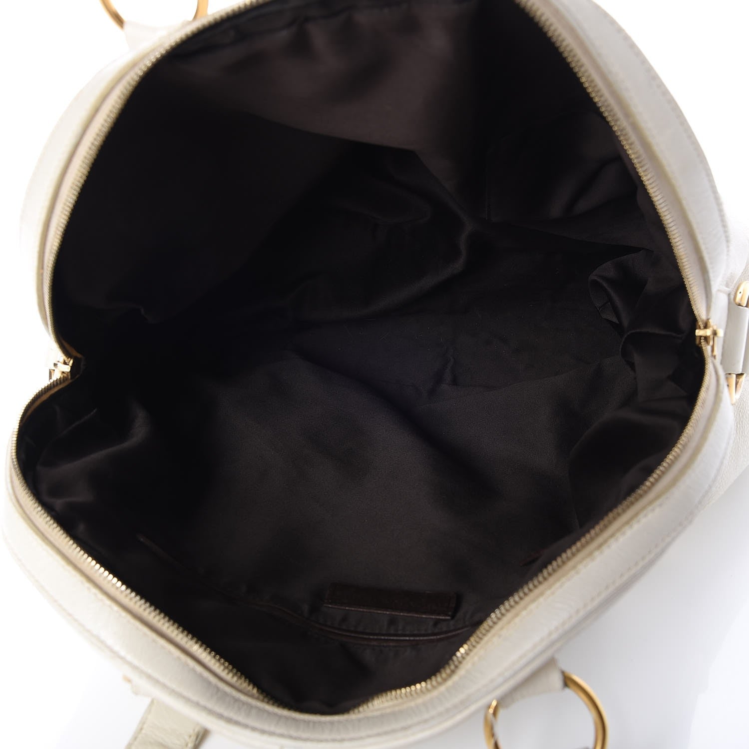 Saint Laurent Calfskin Oversized Muse White 5 of 12