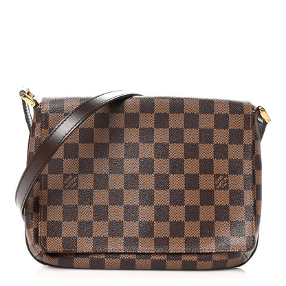 Louis Vuitton Damier Ebene Musette Tango Long Strap 1 of 9