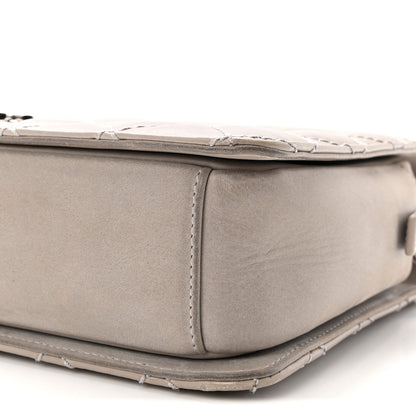Chanel Glazed Calfskin Quilted Medium Day Trip Flap Grey 10 of 11