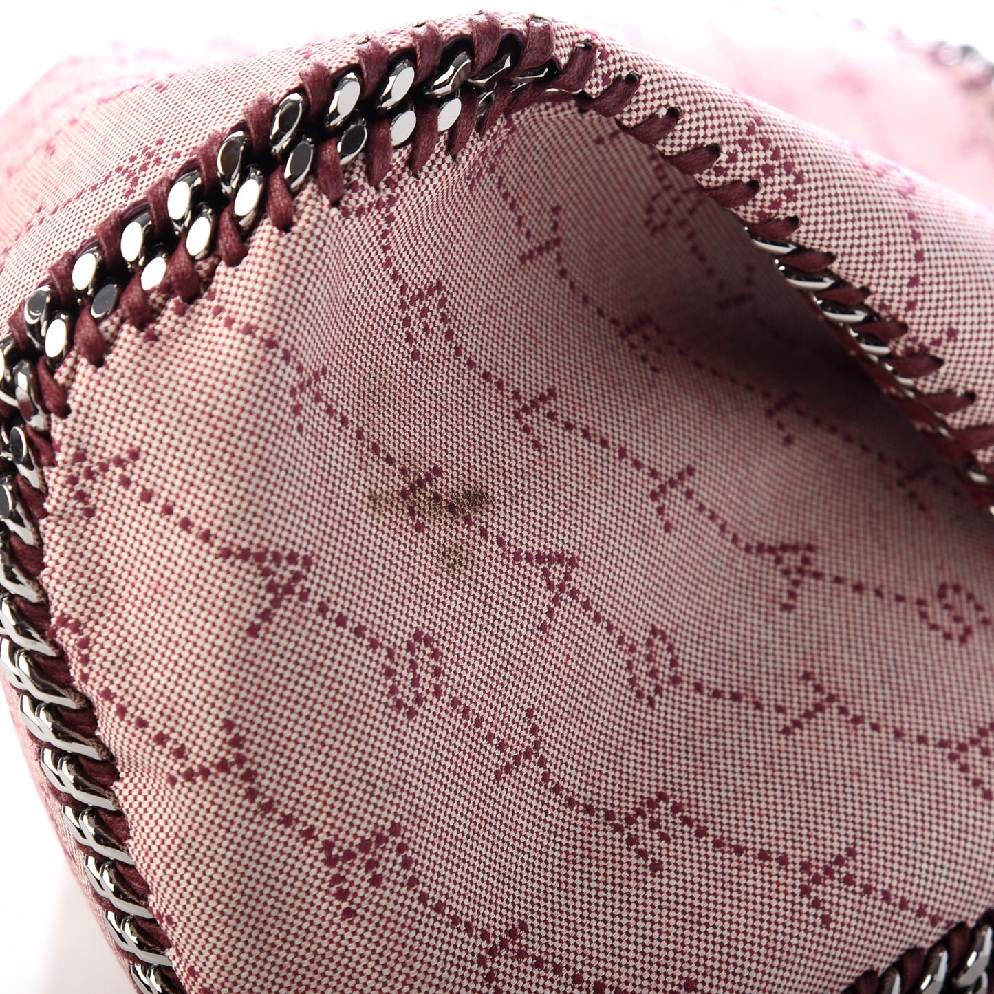 Denim Alter Nappa Logo Falabella Reversible Tote Burgundy
