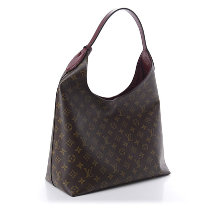 Louis Vuitton Monogram Flower Hobo Bordeaux 3 of 10