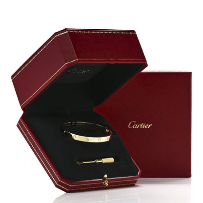 Cartier 18K Yellow Gold LOVE Bracelet 18 9 of 9