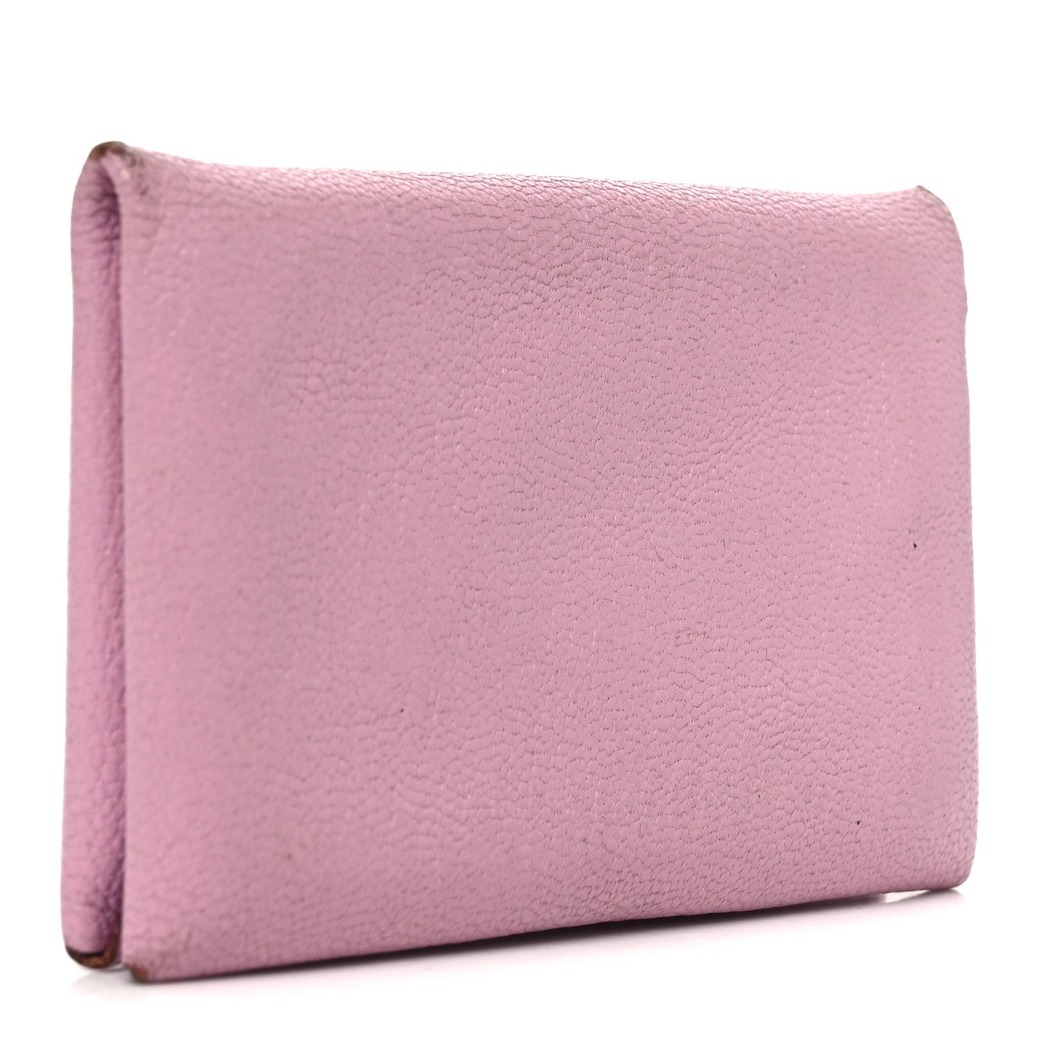 Hermes Chevre Mysore Calvi Card Case Mauve Sylvestre 3 of 9