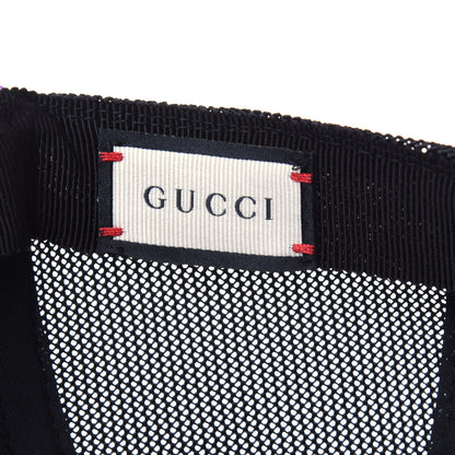 Gucci GG Supreme Monogram Psychedelic Baseball Hat XL 60 Black 7 of 8