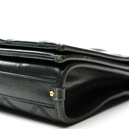 Saint Laurent Lambskin Quilted Mini Becky Chain Bag Vert Fonce 10 of 21
