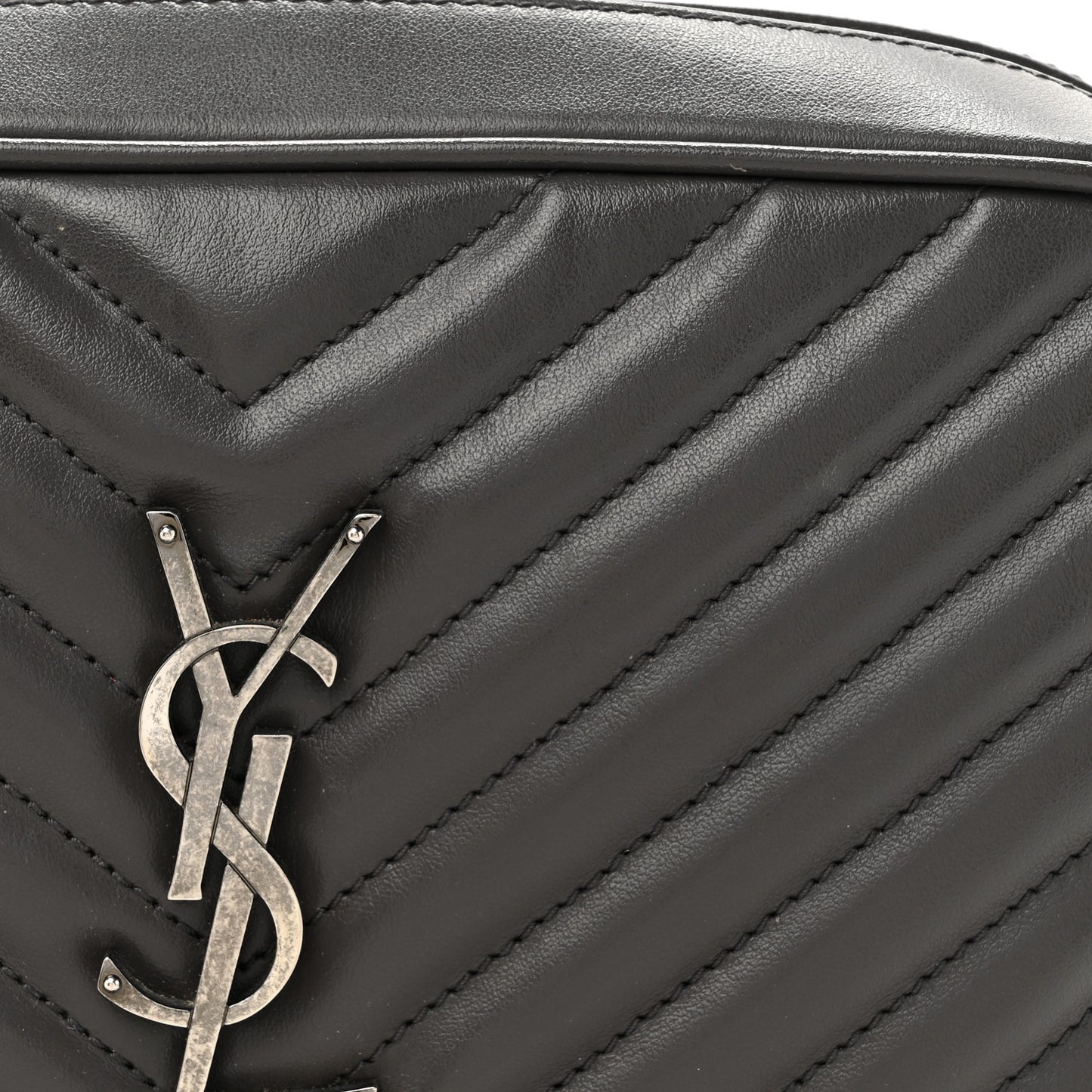 Calfskin Matelasse Monogram Lou Camera Bag Dark Smog