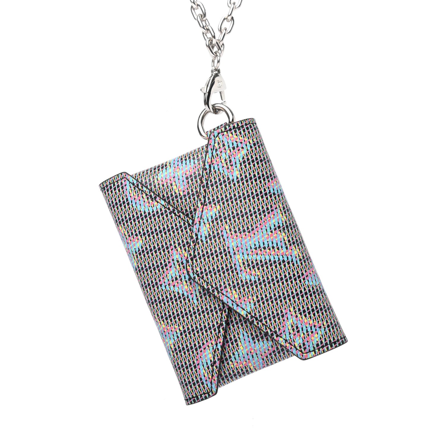 Monogram LV Pop Kirigami Necklace Blue