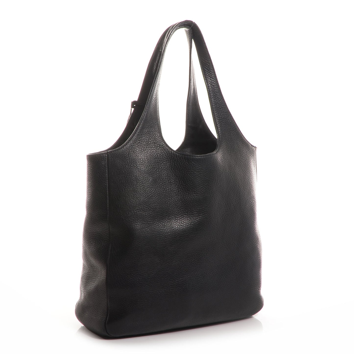 Brit Studded Calfskin Shopper Medium Black