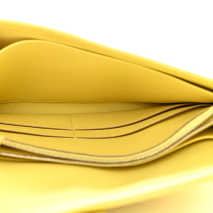 Hermes Swift Jige Duo Clutch Lime 6 of 12