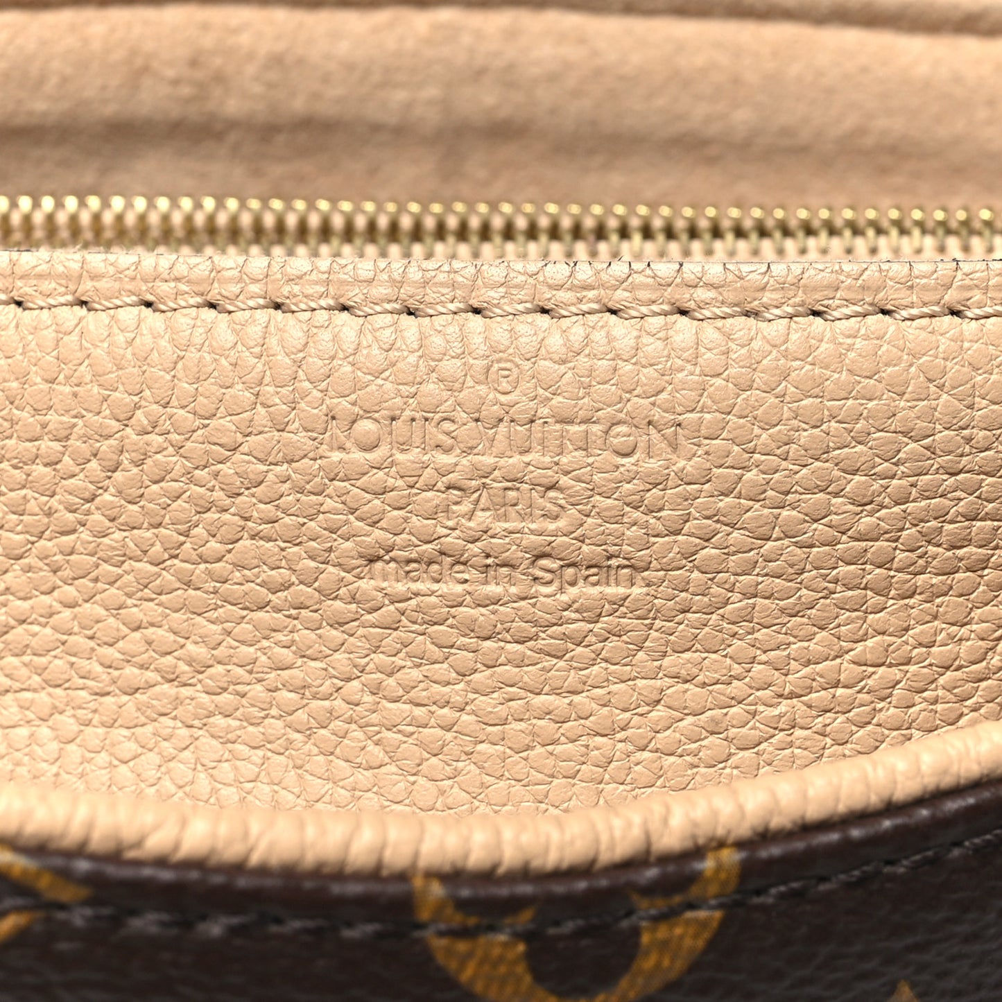 Monogram Pallas Chain  Dune