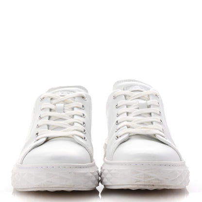Jimmy Choo Nappa Diamond Light Platform Sneakers 39.5 White 3 of 8