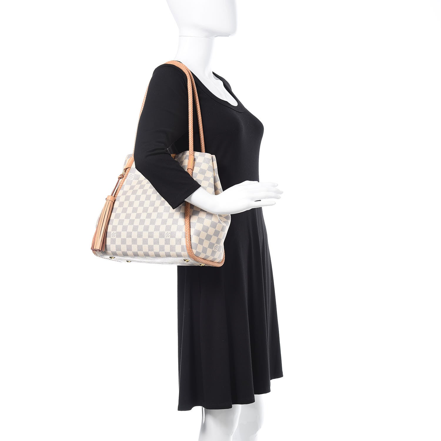 Louis Vuitton Damier Azur Propriano Rose Ballerine 2 of 14