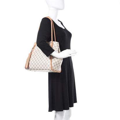 Louis Vuitton Damier Azur Propriano Rose Ballerine 2 of 14