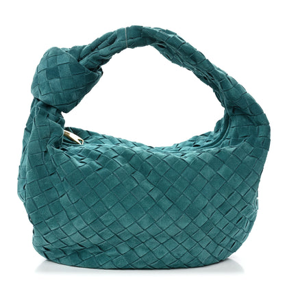 Bottega Veneta Suede Calfskin Intrecciato Teen Jodie Hobo Scuba 1 of 10
