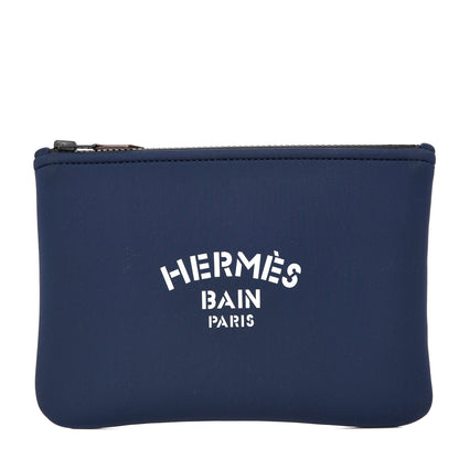 Hermes Neoprene Neobain Small Case Bleu 1 of 6