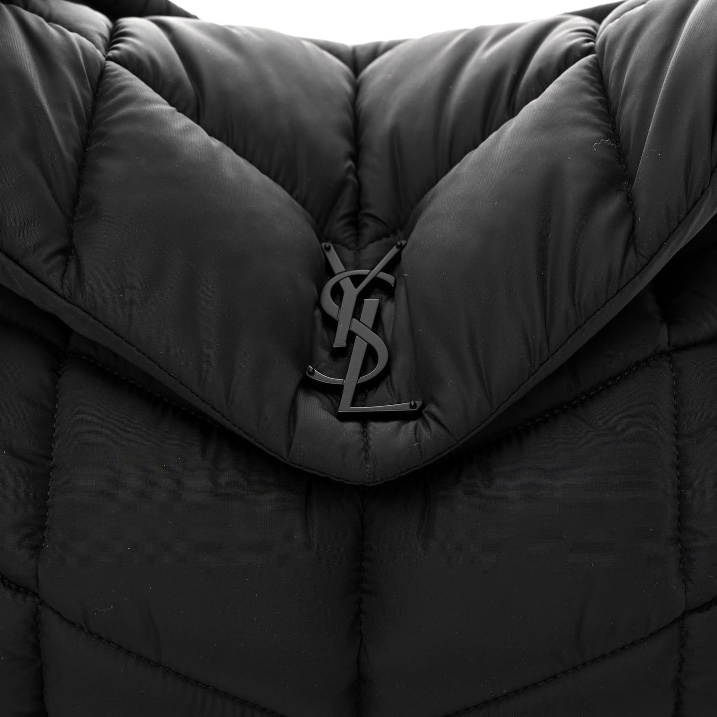 Econyl Nylon Lou Puffer Messenger Black