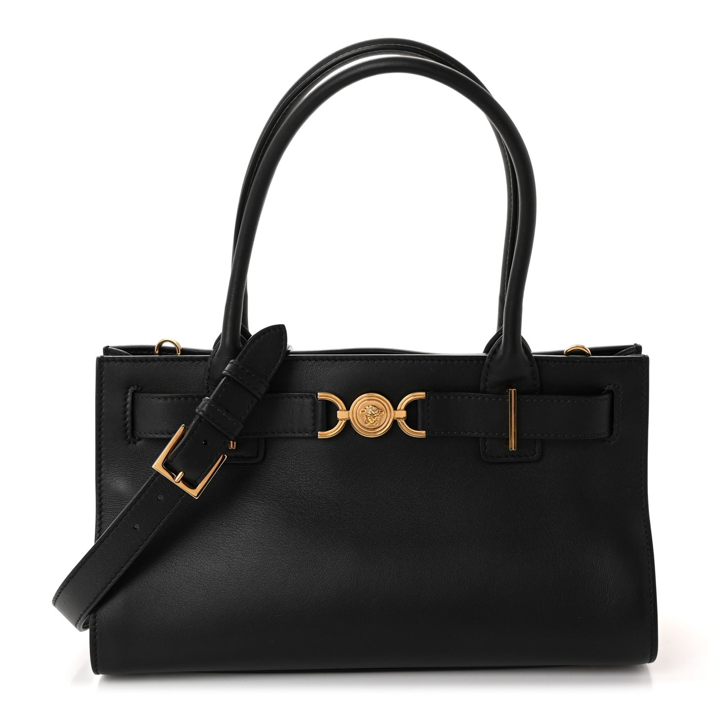 Calfskin Medusa '95 Tote Bag Black