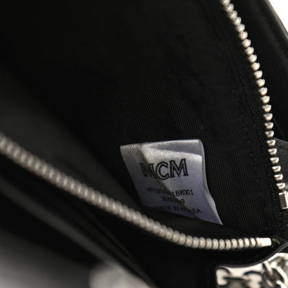 MCM Visetos Large Patricia Wallet On Chain Black 7 of 9