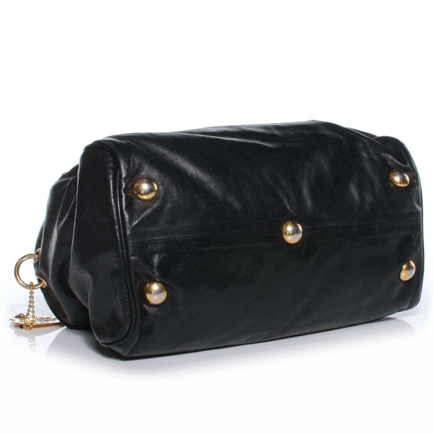 Gucci Leather Babouska Medium Boston Black 4 of 8