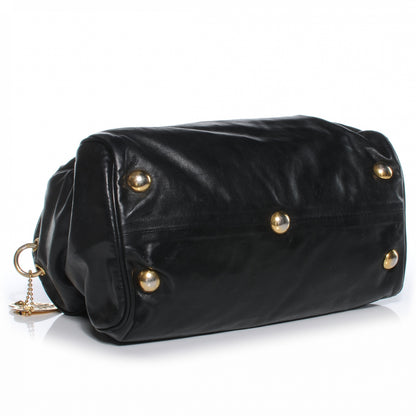 Gucci Leather Babouska Medium Boston Black 4 of 8