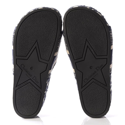 Christian Dior Oblique D-Way Platform Sandal 35 Deep Blue 5 of 9