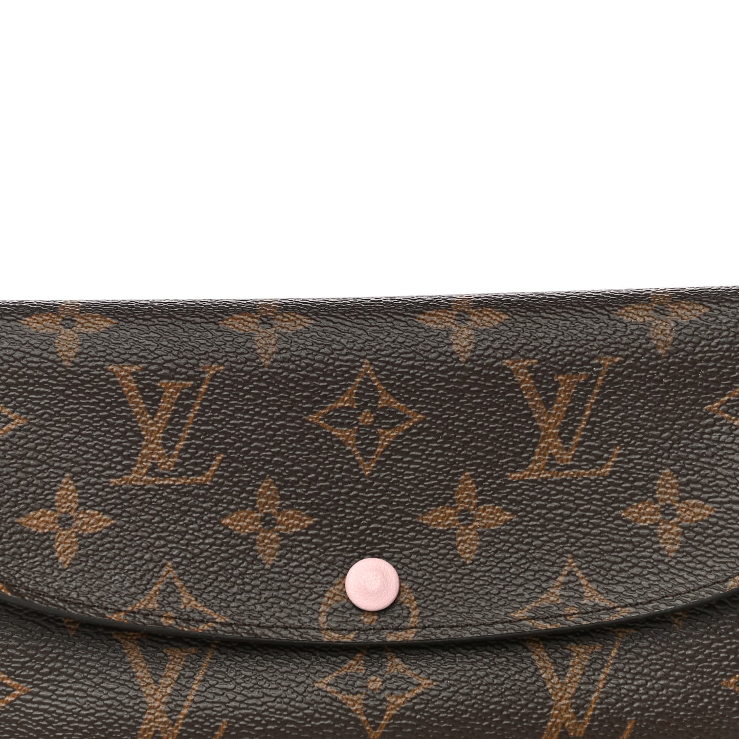 Monogram Emilie Wallet Rose Ballerine