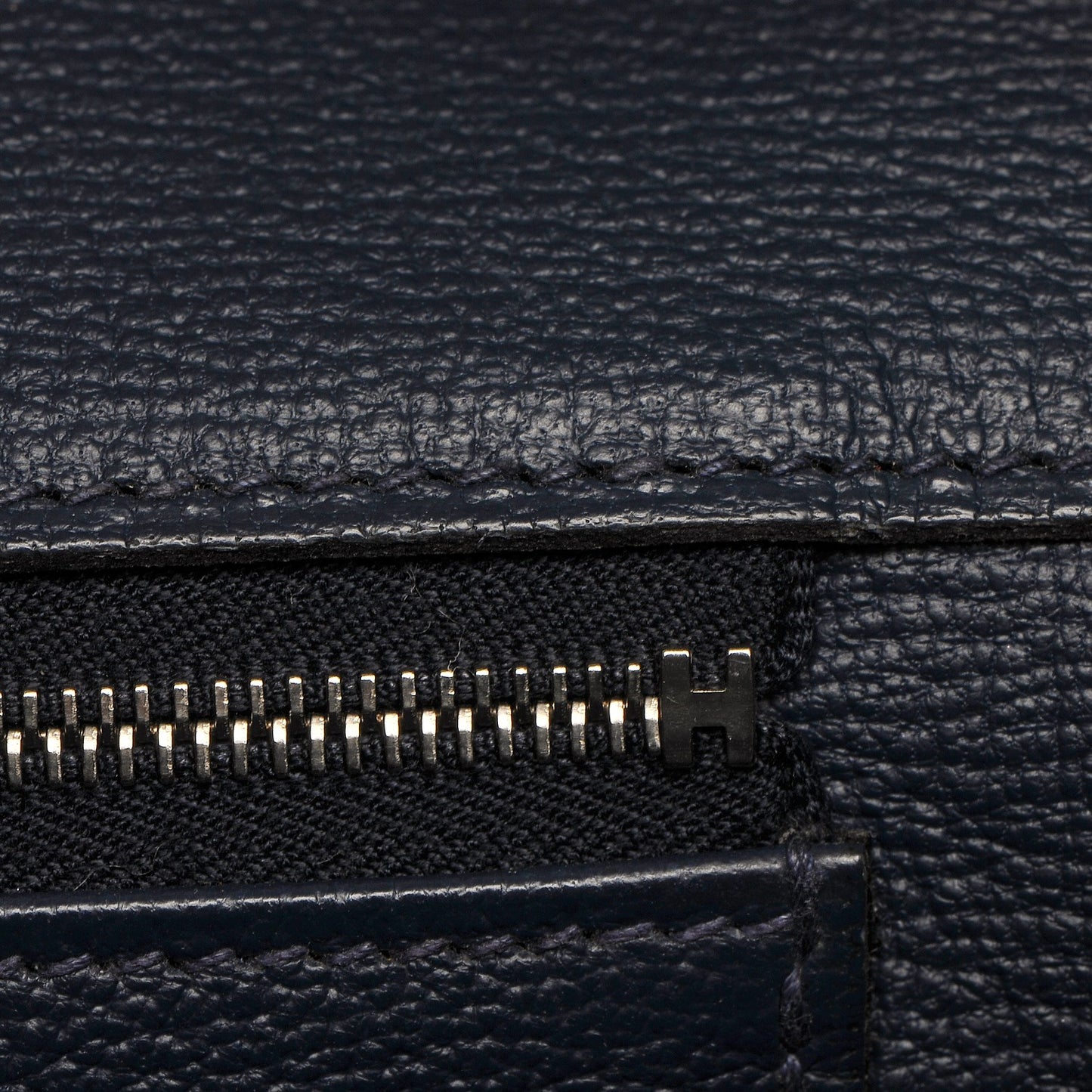 Taurillon Clemence Birkin 35 Bleu Abysse