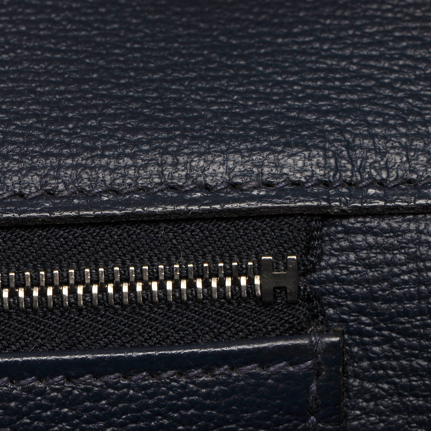 Hermes Taurillon Clemence Birkin 35 Bleu Abysse 23 of 27