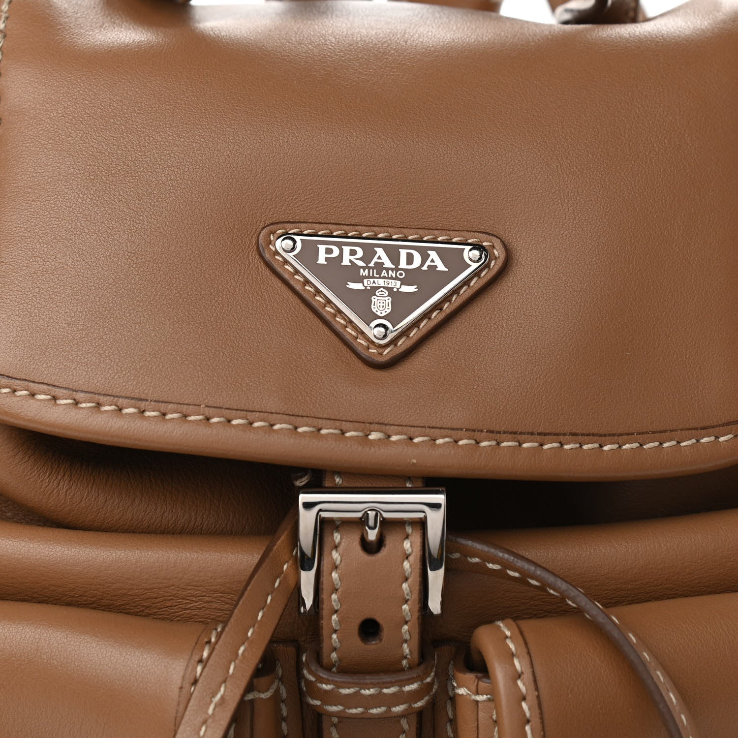 Prada City Calf Sport Backpack Caramel 7 of 9