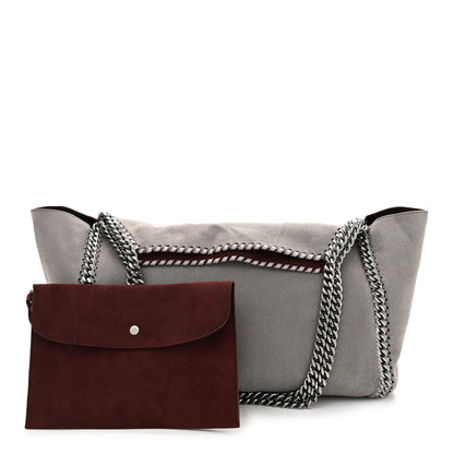 Stella McCartney Shaggy Deer Falabella Reversible Tote Light Grey 3 of 18