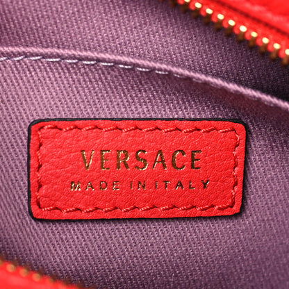 Versace Grained Calfskin Medusa Camera Bag Red 6 of 9