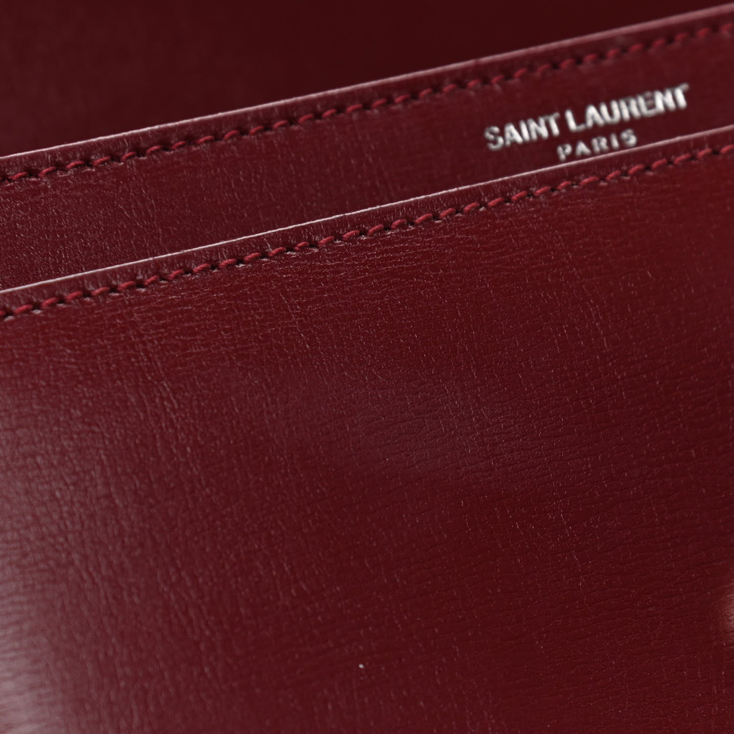 Saint Laurent Calfskin Medium Monogram Sunset Pallisandre 7 of 9