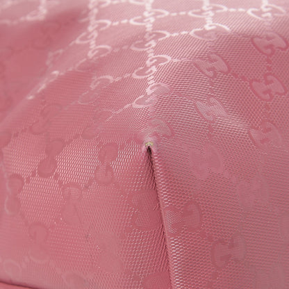 Gucci Imprime Monogram Medium Zippered Shopping Tote Rose Blush 15 of 15