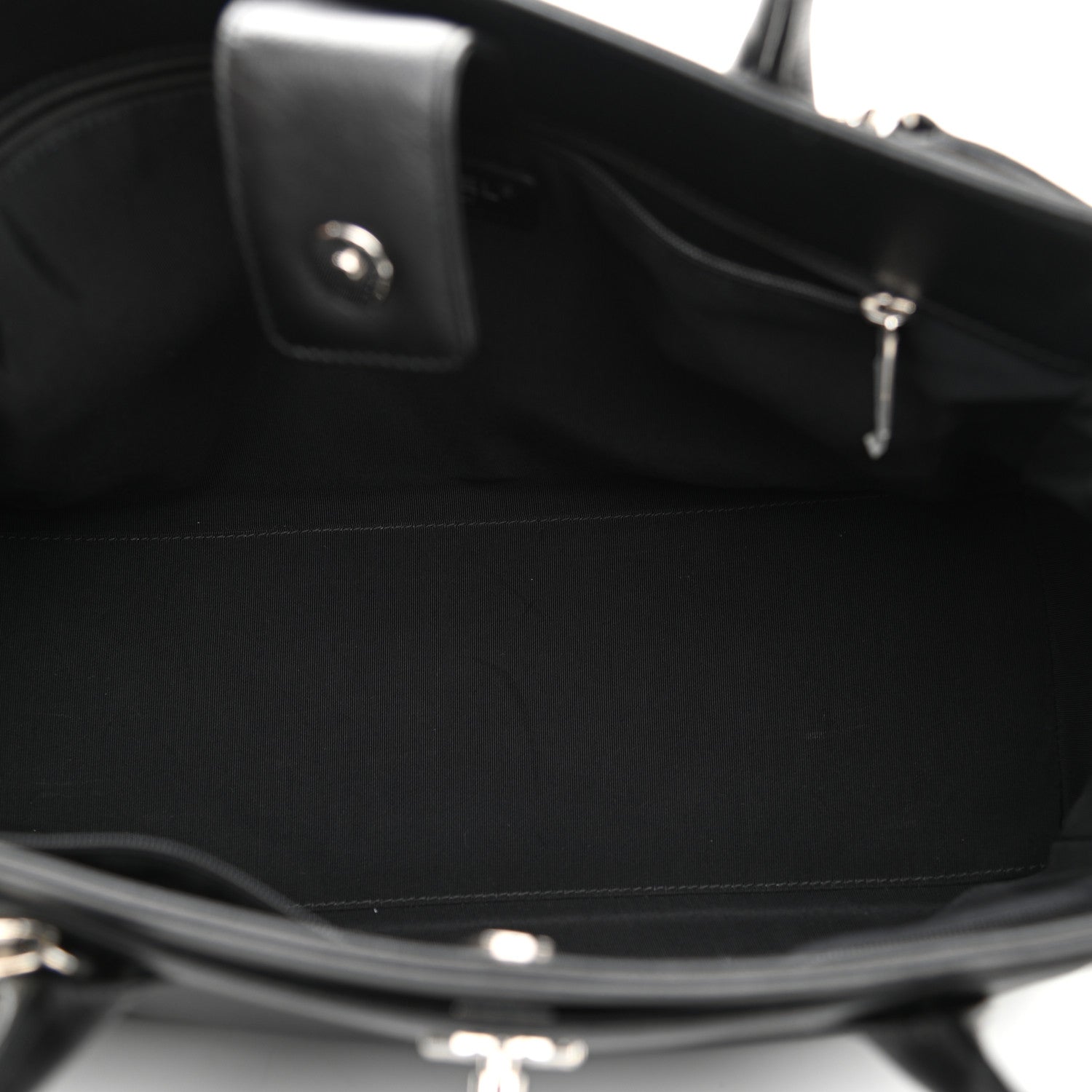 Chanel Calfskin Cerf Executive Shopper Tote Black 5 of 13