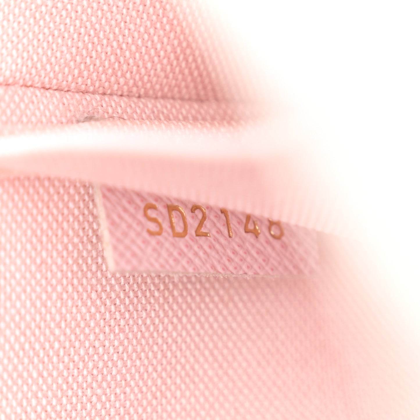 Damier Azur Pochette Felicie Chain Wallet Rose Ballerine