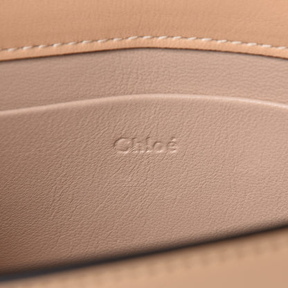 Chloe Calfskin Crocodile Embossed Small Nile Bracelet Minaudiere Bag Nut 6 of 11