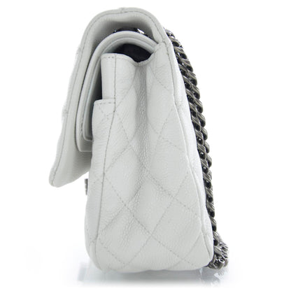 Chanel Caviar 2.55 Reissue 225 Flap White 4 of 10