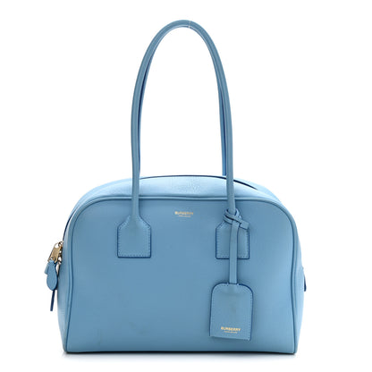 Burberry Soft Grain Calfskin Half Cube Bag Blue 1 of 18