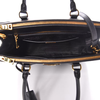 Prada Saffiano Medium Galleria Double Zip Tote Black 7 of 11