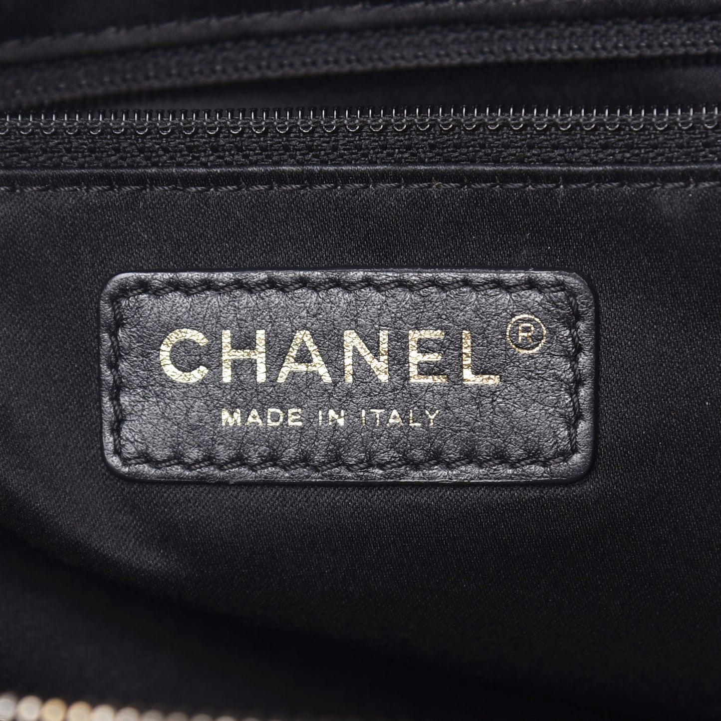 Lambskin Quilted Large Tote Black