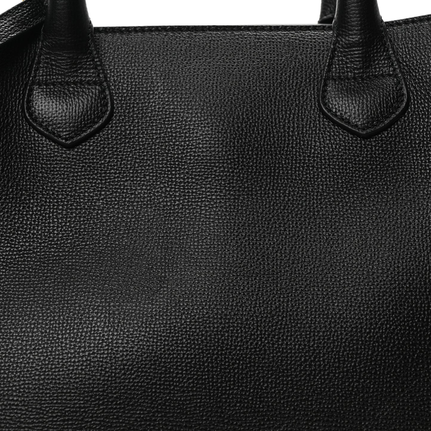 Derby Calfskin House Check Medium Banner Tote Black