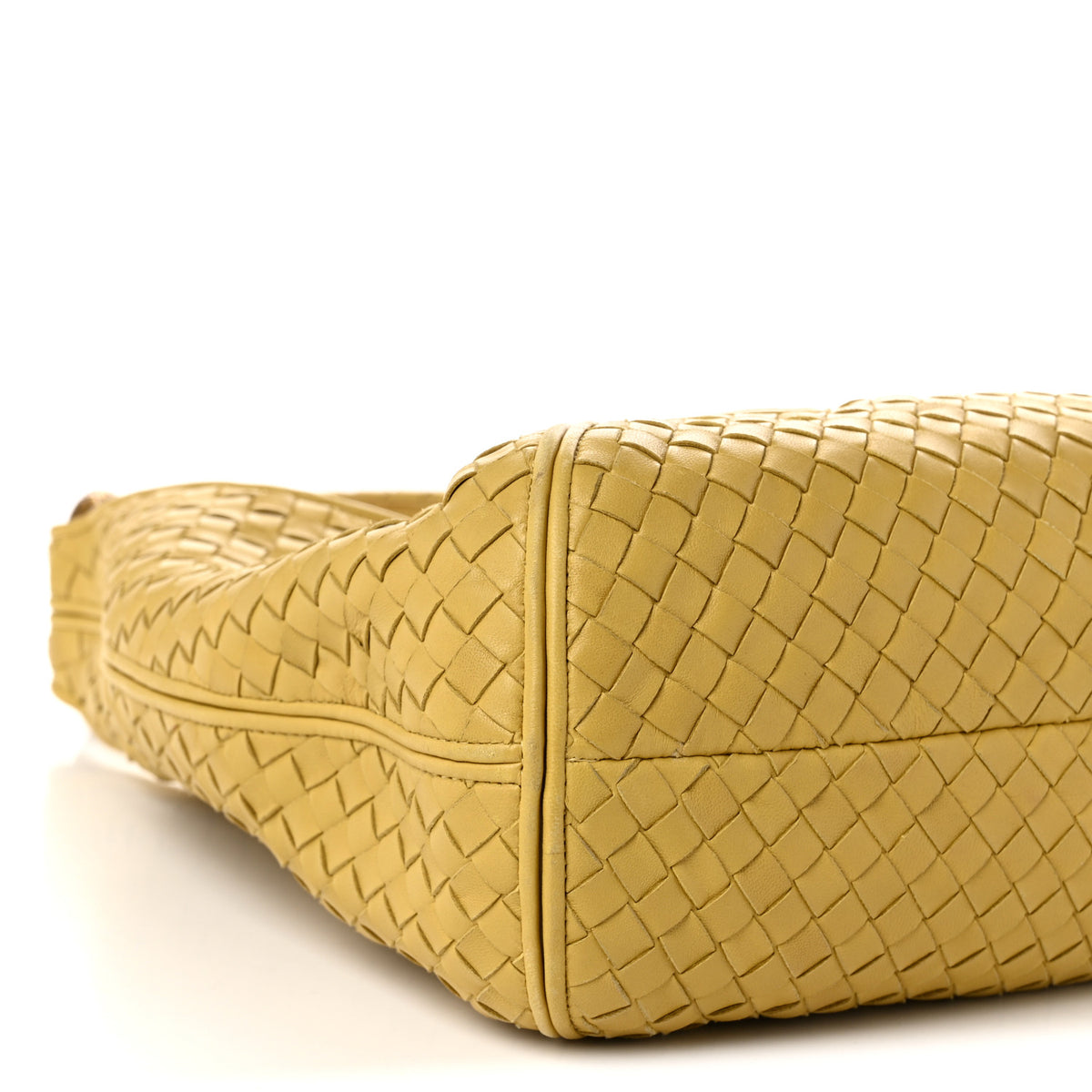 Nappa Intrecciato New Ball Hobo Moutarde
