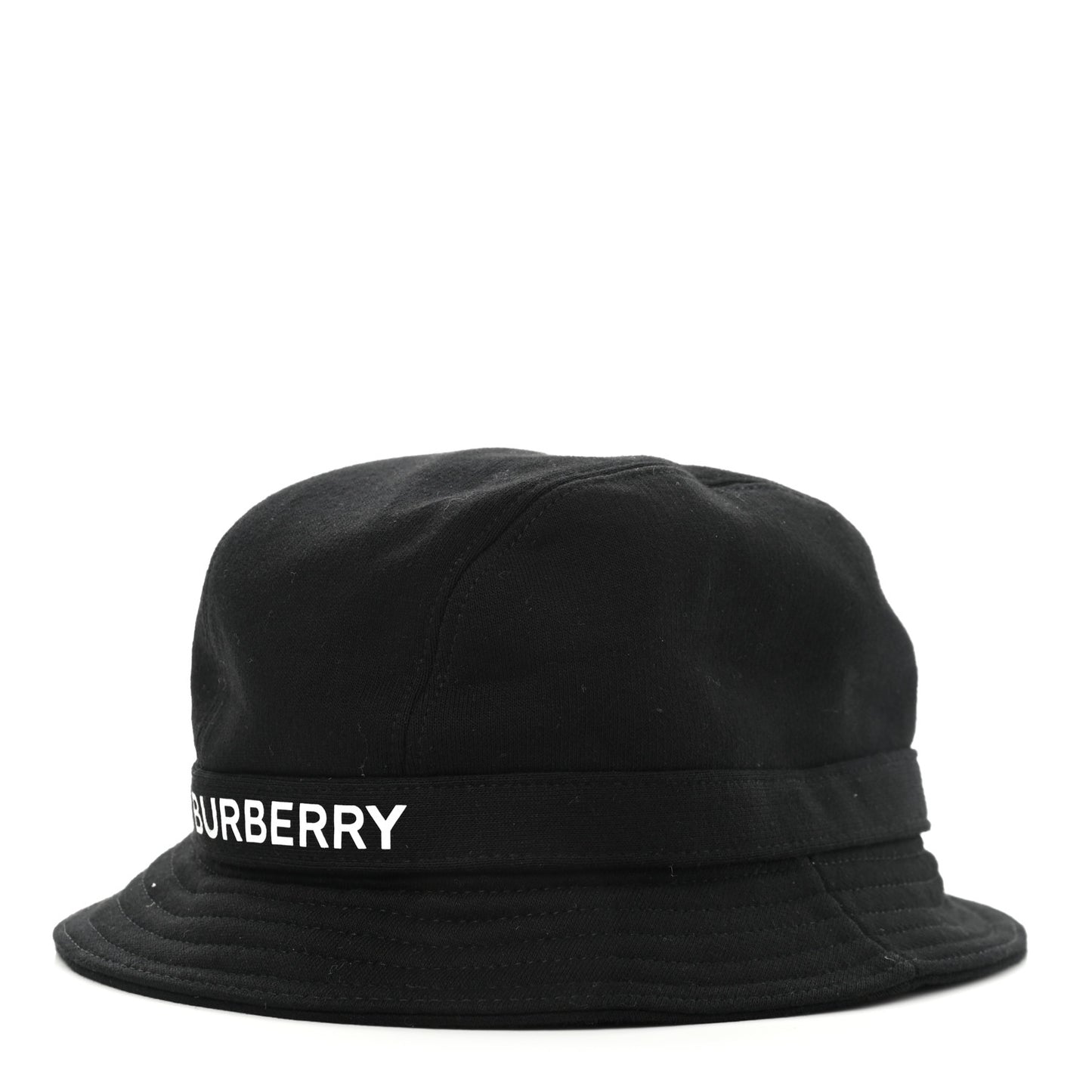 Nylon Horseferry Print Bucket Hat Black